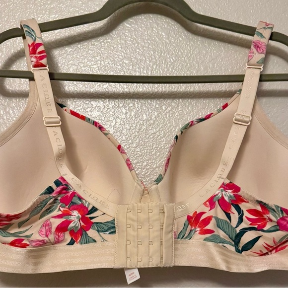 Cacique Floral Bra - Pink and Cream - Picture 2 of 4